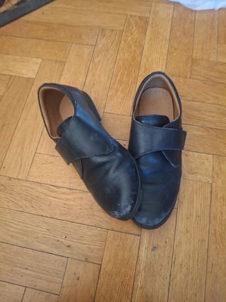Zapatos de piel negros talla 36