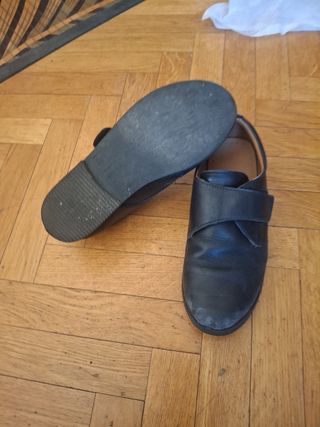 Zapatos de piel negros talla 36