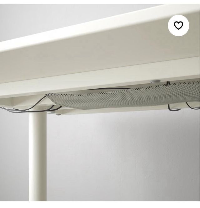 Mesa Escritorio Ajustable Blanca Ikea Bekant