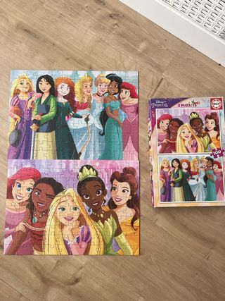 Puzzles Princesas Disney 2x100 Piezas