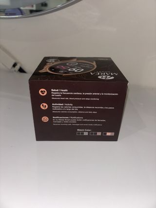 Marea Smart - Reloj Inteligente Dorado y Rosa