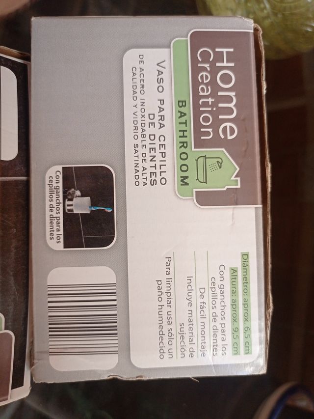 Vaso para cepillo de dientes Home Creation