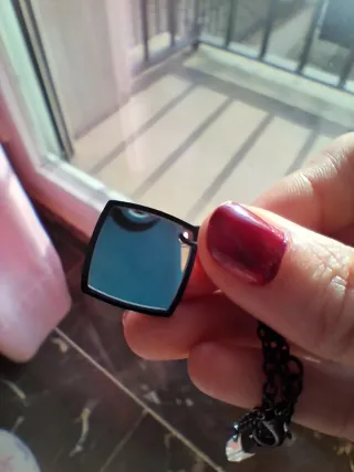 Colgante Chanel Lipstick Negro y Rosa