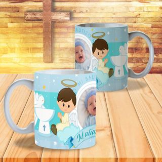 Tazas personalizadas recuerdo Bautismo