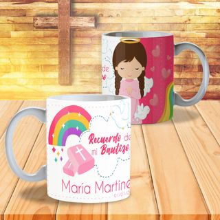 Tazas personalizadas recuerdo Bautismo