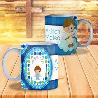 Tazas personalizadas recuerdo Bautismo