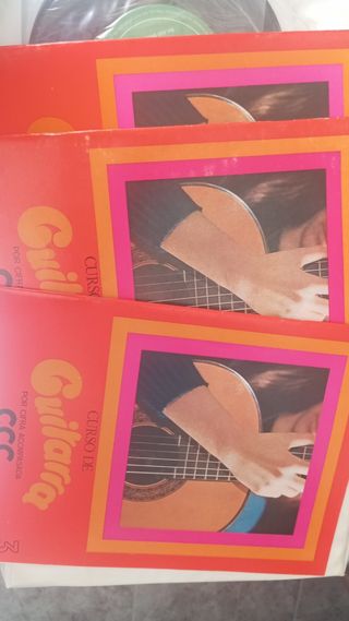 Curso de Guitarra CCC con Vinilos y Libros