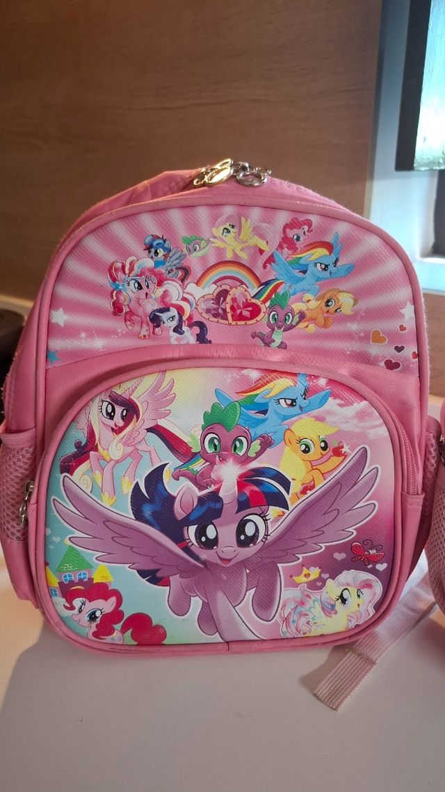 2 Mochilas Infantiles My Little Pony y Unicornio