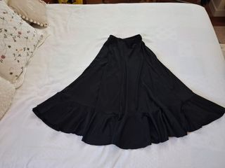 Falda Flamenco Talla 12 Negra