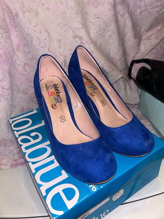 Tacones LolaBlue Talla 37 Azul