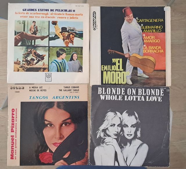 Lote 14 vinilos singles-incluye 3 The Beatles