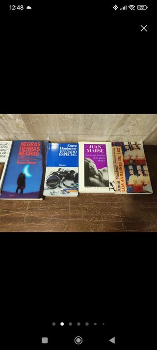 Libros varios, novelas