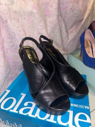 Tacones Negros Laura Amat Talla 37