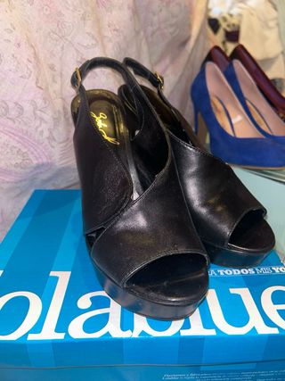 Tacones Negros Laura Amat Talla 37