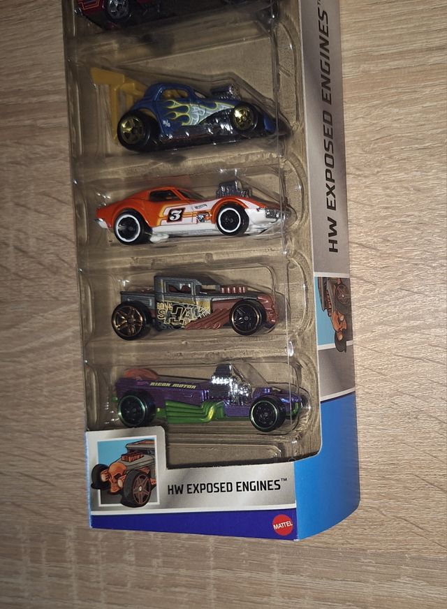Hot Wheels HW Exposed Engines 5-Pack