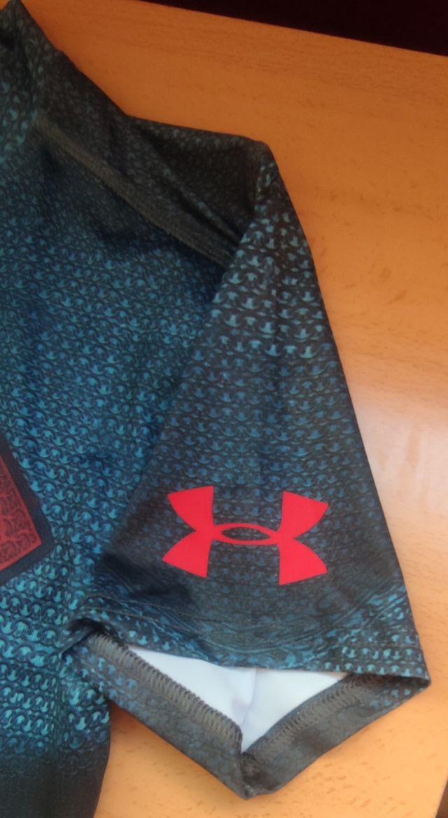 Camiseta de compresión Under Armour Superman Azul