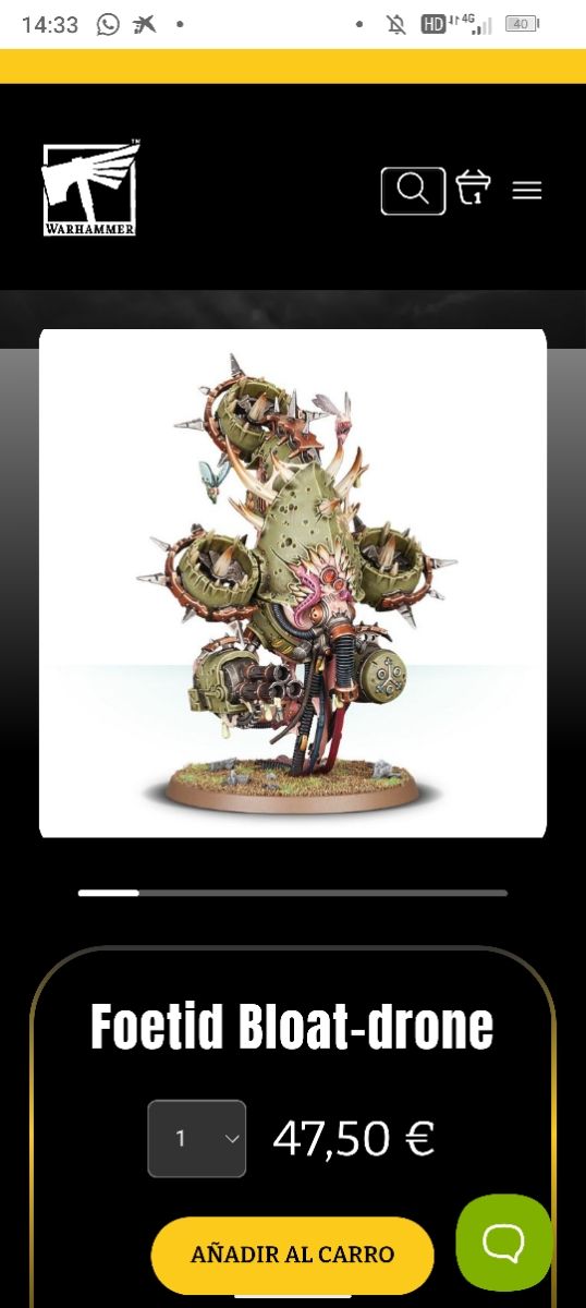 Foetid Bloat-drone Warhammer