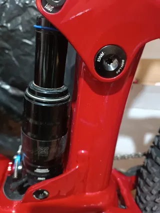 Bicicleta Scott Eride Roja Eléctrica MTB