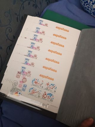 Bloque de sellos Patrimonio Nacional.Sellos españa