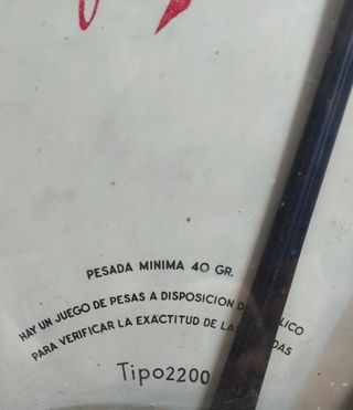 Báscula Letterer-Igarra