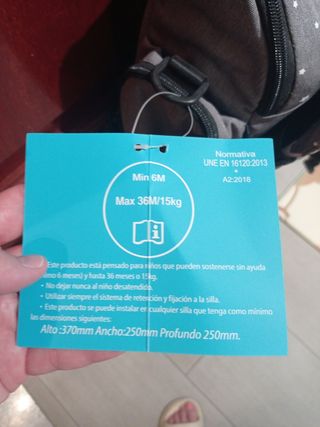 Trona bebé portatil