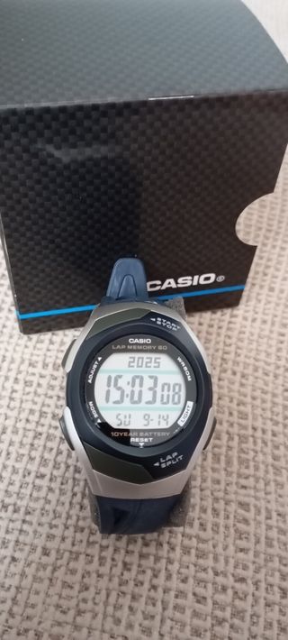 Reloj Casio Lap Memory 60 Azul