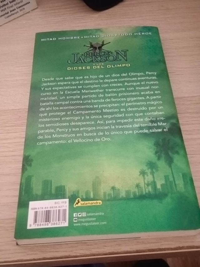 El mar de los monstruos percy Jackson 