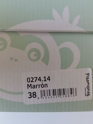 Mocasines niño Pisamonas marrones talla 38