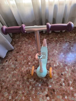 Patinete infantil Oxelo 3 ruedas con luces