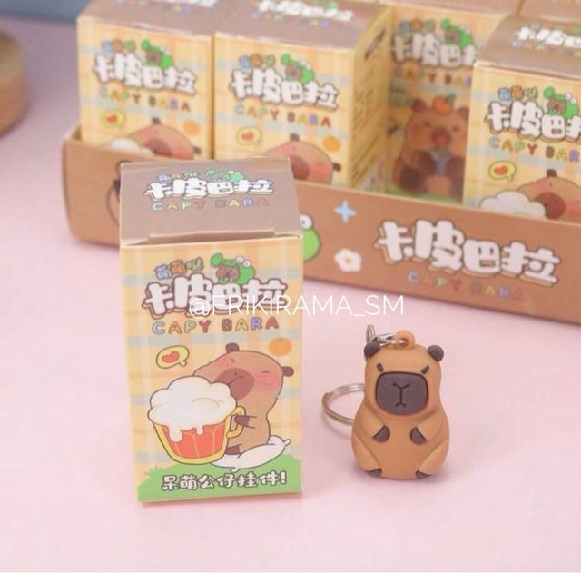 Llaveros Capibara Kawaii