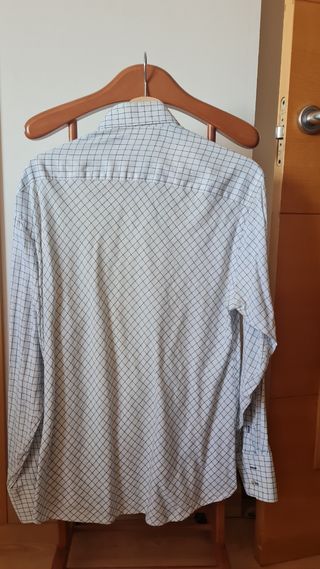 Camisa casual de hombre a cuadros rombos