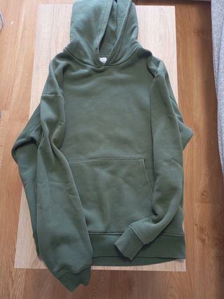 Sudadera Zara Verde Talla XL
