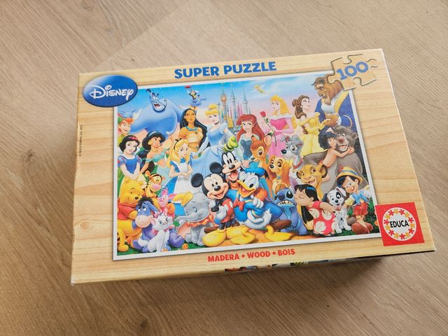 Puzzle Disney 100 Piezas Educa Madera