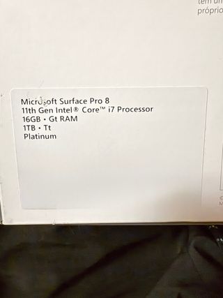 Microsoft Surface Pro 8 i7 16GB 1TB