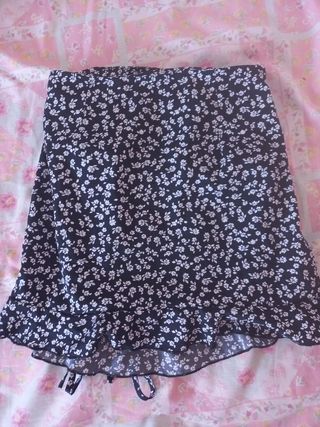 Falda estampada floral petite xs