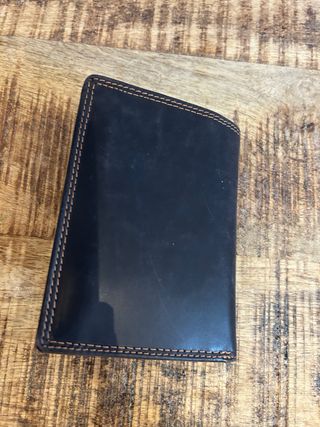 Cartera de hombre sintética marrón