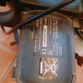 Ingletadora poco uso + disco aluminio 