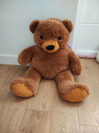 Oso de peluche gigante marrón