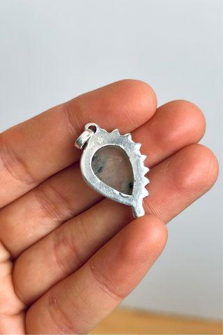 Colgante Prehnita Plata 925