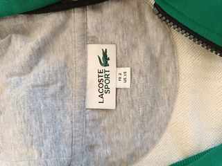 Sudadera Lacoste Gris y Verde