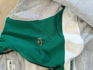 Sudadera Lacoste Gris y Verde