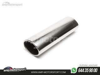 COLA DE ESCAPE RECTA OVAL 120x80MM