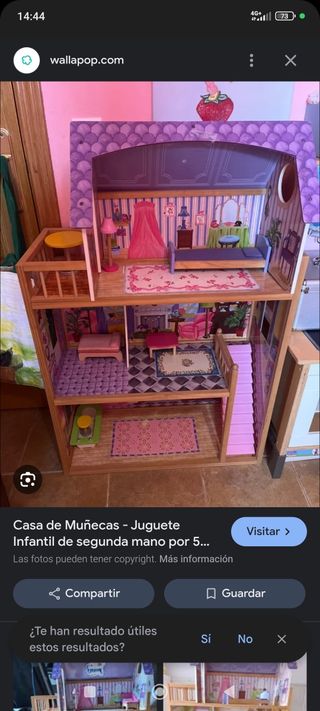 Casa de Muñecas Kidkraft
115 cm alto