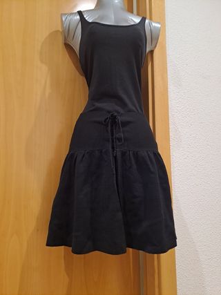 Falda Zara Negra Elástica