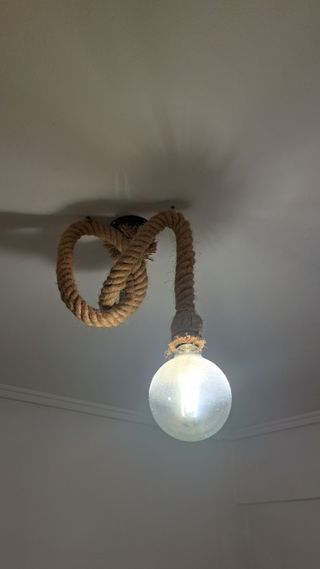 Lámpara de techo de cuerda