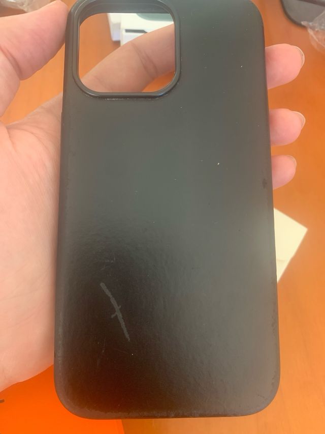 Cover Lonli Pelle iPhone 15 Pro Max nera