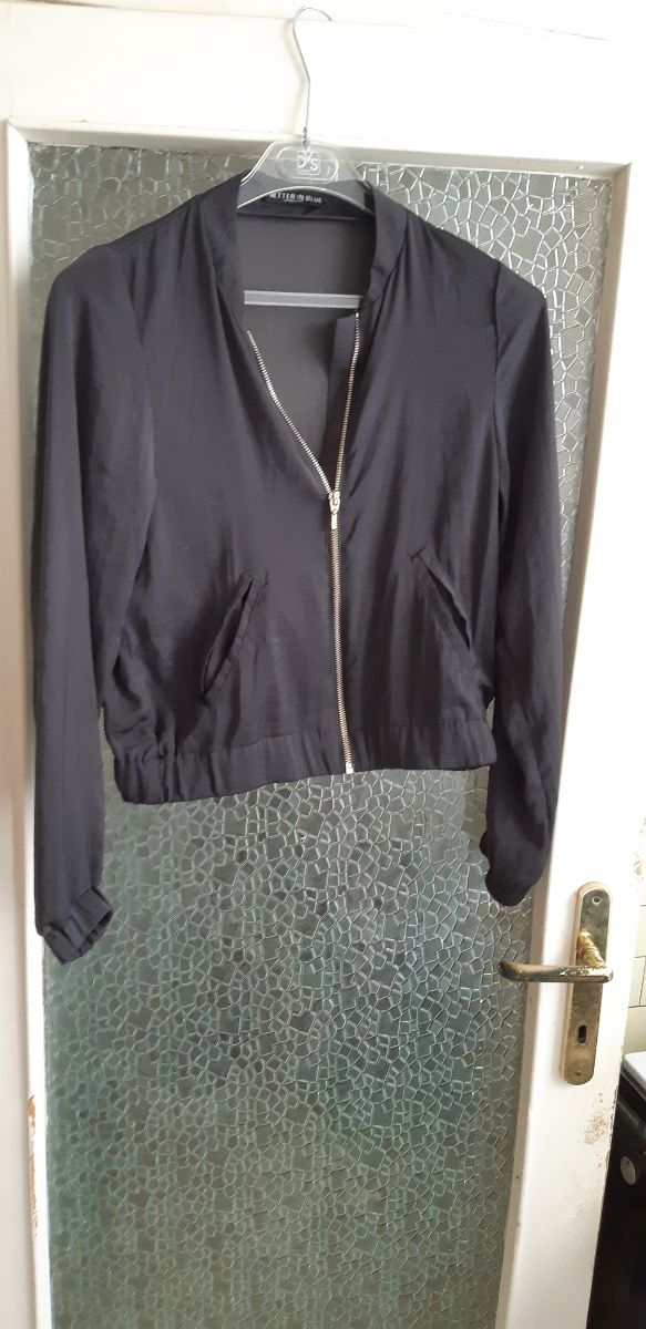 Giacca Bomber Better in Blue Nera