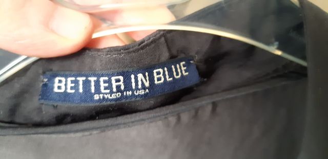 Giacca Bomber Better in Blue Nera