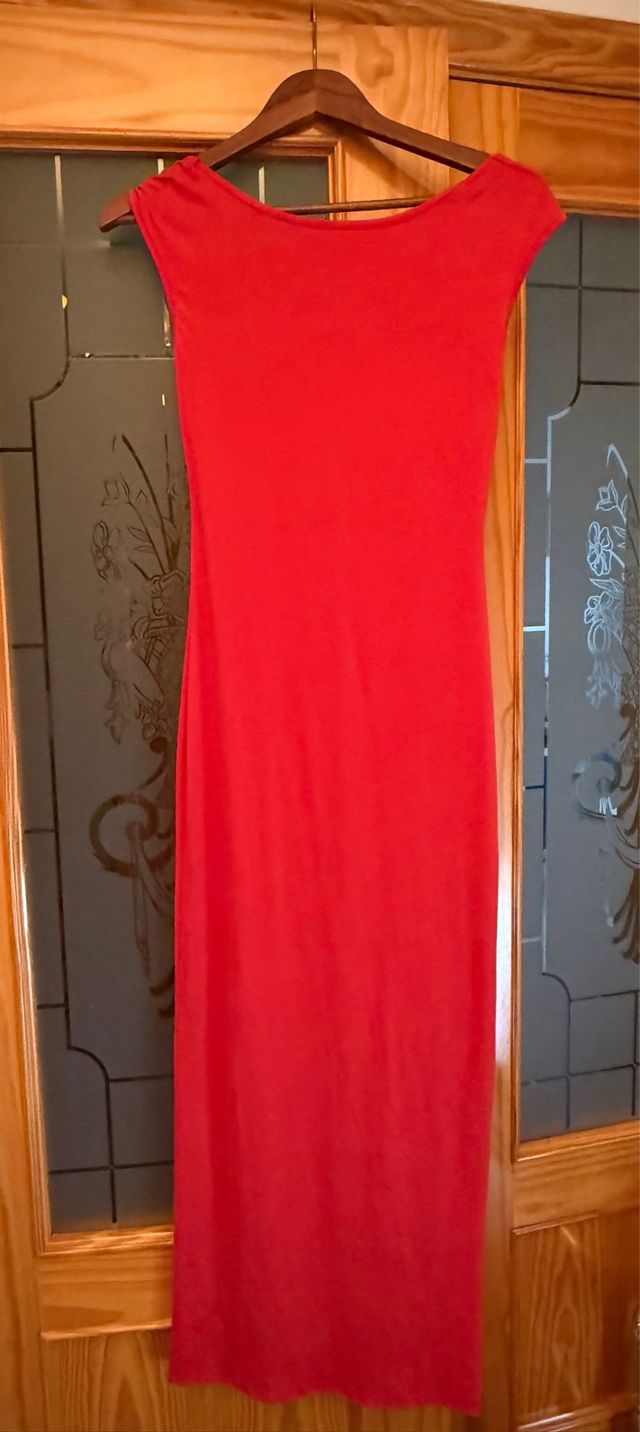 Vestido largo rojo