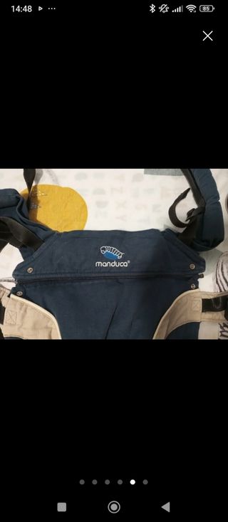 Mochila Portabebés Manduca Azul
